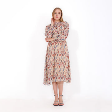 فستان متوسط الطول من ميس فينوس حريمي شيفون، أزرق داكن